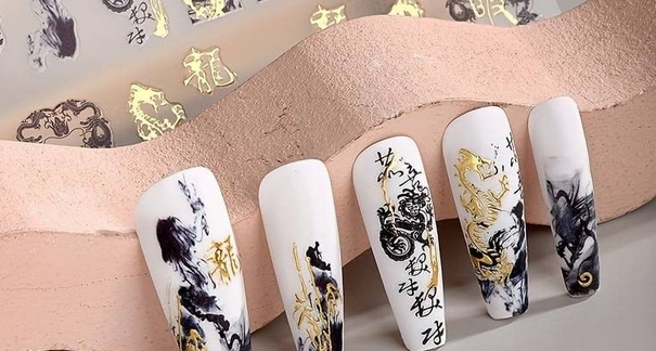Modern Elegance: The Rise of Dragon-Themed Nail Art