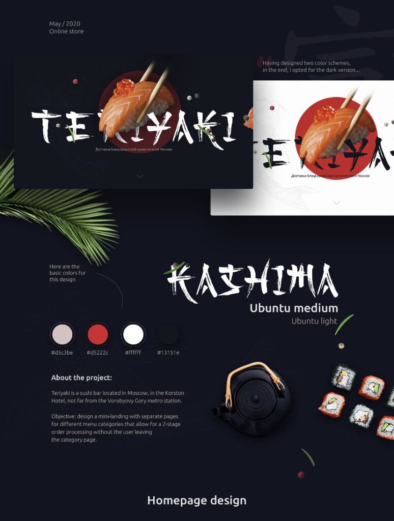 Case Study: The Visual Identity of Teriyaki Sushi Bar